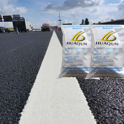 acheter AASHTO M249 Peinture de marquage de route thermoplastique standard avec 30% de perles de verre pour un séchage rapide ≤3 min fabrication en ligne