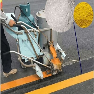 acheter Peinture de marquage routier à fond chaud durable avec 10% de perles de verre pré-mélangées pour la circulation lourde fabrication en ligne
