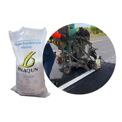 Acheter Peinture en poudre antidérapante auto-séchante blanche et jaune thermoplastique de marquage routier fabrication en ligne