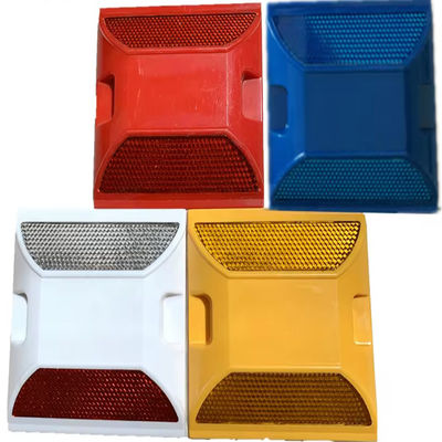 acheter ABS yeux de chat réflecteurs routiers en plastique, marqueurs routiers réfléchissants rouge blanc vert bleu fabrication en ligne