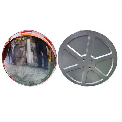 acheter Ronde Réflecteur de circulation Convexe Concave Miroir en acier inoxydable Convexe des miroirs incurvés fabrication en ligne