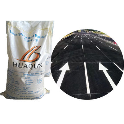 acheter Peinture thermoplastique de marquage routier à fond chaud avec température d'application de 180 à 220 °C, emballage de 25 kg et perles de verre réfléchissantes fabrication en ligne