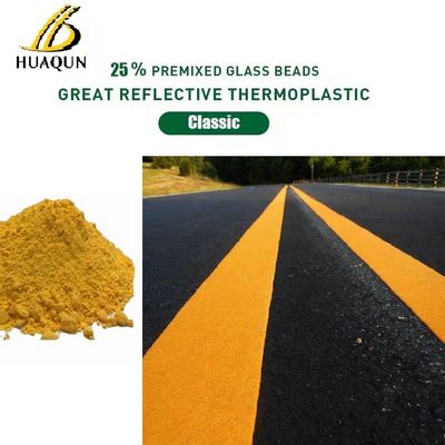 acheter Peinture classique de marquage par fusion à chaud réfléchissante 25% de perles de verre Peinture de marquage de route thermoplastique fabrication en ligne