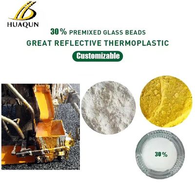 acheter Peinture de marquage de ligne de fusion à chaud réfléchissante personnalisable 30% perle de verre Peinture de marquage de route thermoplastique fabrication en ligne