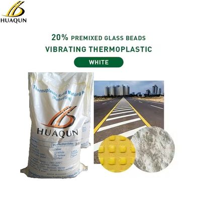Acheter Vibration en fusion à chaud revêtement 20% de perles de verre Peinture thermoplastique de marquage routier fabrication en ligne