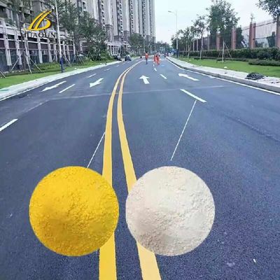 Acheter Bon nivellement Peinture de marquage routier à fusion à chaud 5% Perles de verre pré-mélangées Durable fabrication en ligne