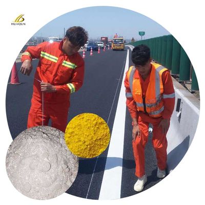 acheter Peinture thermoplastique AASHTO M249 à longue durée de vie avec perles de verre et pigments pour des marques brillantes et durables fabrication en ligne