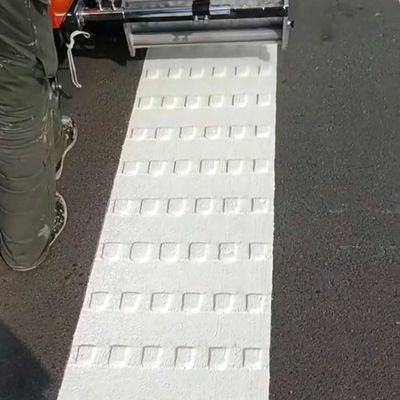 acheter Peinture de marquage routier thermoplastique convexe avec profil surélevé et retour tactile, haute visibilité fabrication en ligne