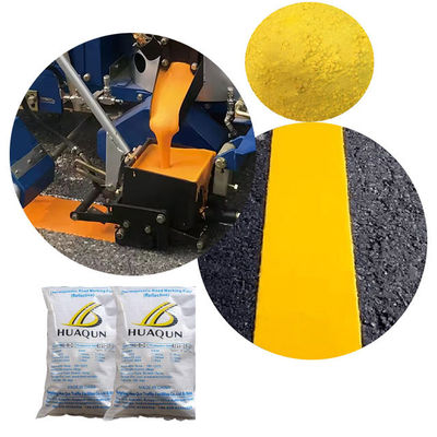 Acheter Peinture de marquage thermo-plastique à fonder à chaud couleur jaune lisse et fluide fabrication en ligne