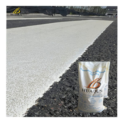 acheter Peinture de marquage routier thermoplastique blanche à haute réflectivité à séchage rapide avec 15% de perles de verre pré-mélangées pour le marquage des lignes routières fabrication en ligne