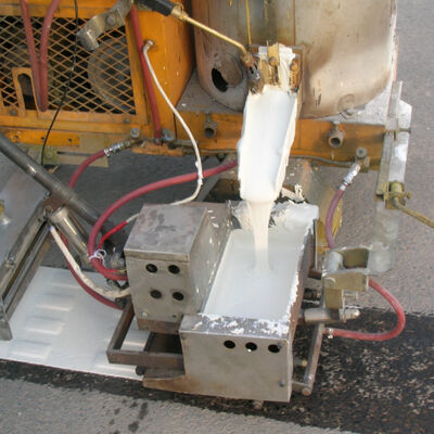 Acheter Peinture routière thermoplastique phosphorescente jaune et blanche à séchage rapide pour usine fabrication en ligne