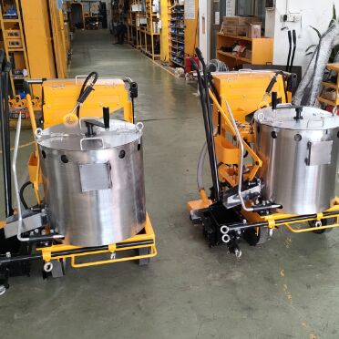 acheter Machine de marquage routier à poussée manuelle pour revêtements en poudre thermoplastique fabrication en ligne