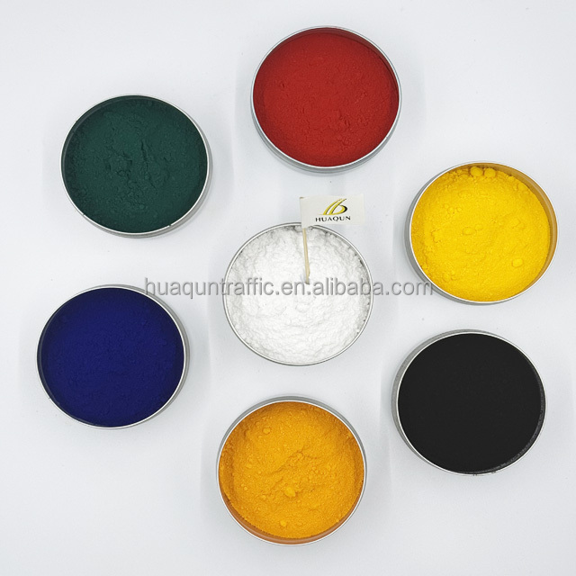 Peinture populaire pour la route blanche et jaune au Vietnam 20% mélange de perles de verre marquant l'autoroute peinture réfléchissante thermoplastique 0