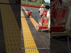 Type convexe Peinture de marquage de route à fusion chaude thermoplastique Peinture de marquage de route thermoplastique