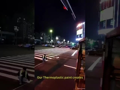 Peinture thermoplastique durable et résistante à l'usure pour le séchage rapide des marquages routiers