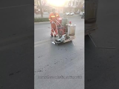 Peinture en poudre thermoplastique professionnelle sur ligne de marquage de route convexe