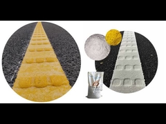 Peinture de marquage routier thermoplastique convexe