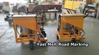 machine de marquage routier à poussée manuelle