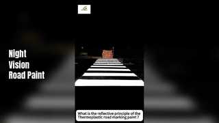 Quel est le principe réfléchissant de la peinture thermoplastique de marquage routier ?